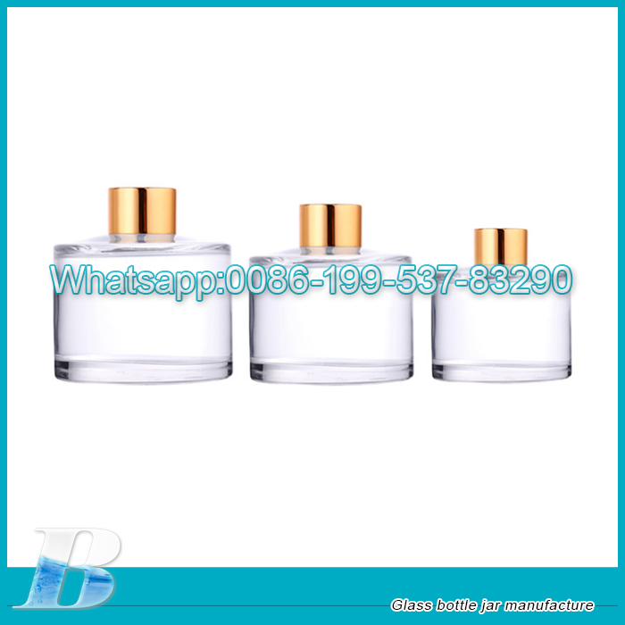 Factory Outlet Empty Round Aromatherapy Reed Diffuse Glass Bottle
