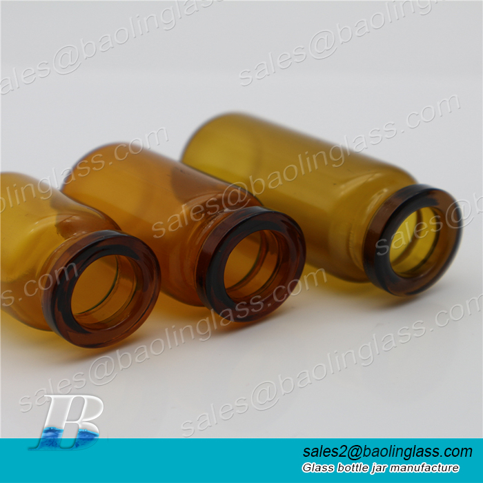 Venda farmacêutica 5ml 10ml Amber Glass Frasco Ampola Frascos para produtos médicos e cosméticos