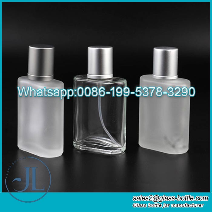 50ml 100ml frasco de perfume de vidro personalizado para embalagem