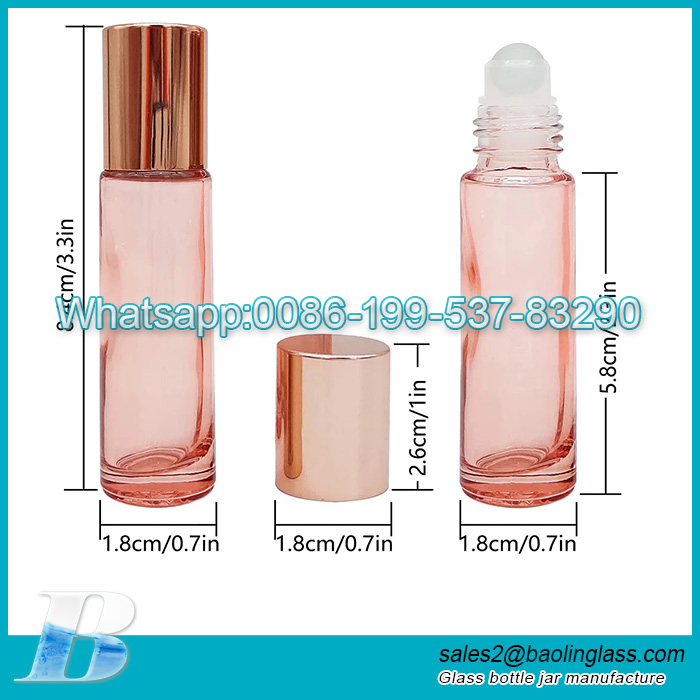 5ml 10ml essential oil oud oil glass bottle with roller cap