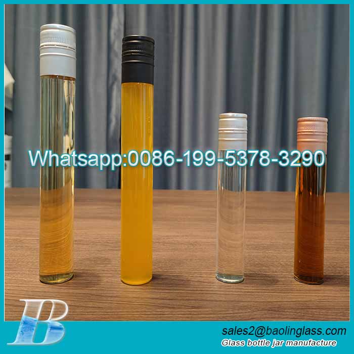 2021-Fabbrica-produrre-50ml-100ml-high-borosilicato-Tube-Glass-Wine-empty-Liquor-Bottle-With-Aluminum-Tappo-per-liquore-vuoto-bottiglia