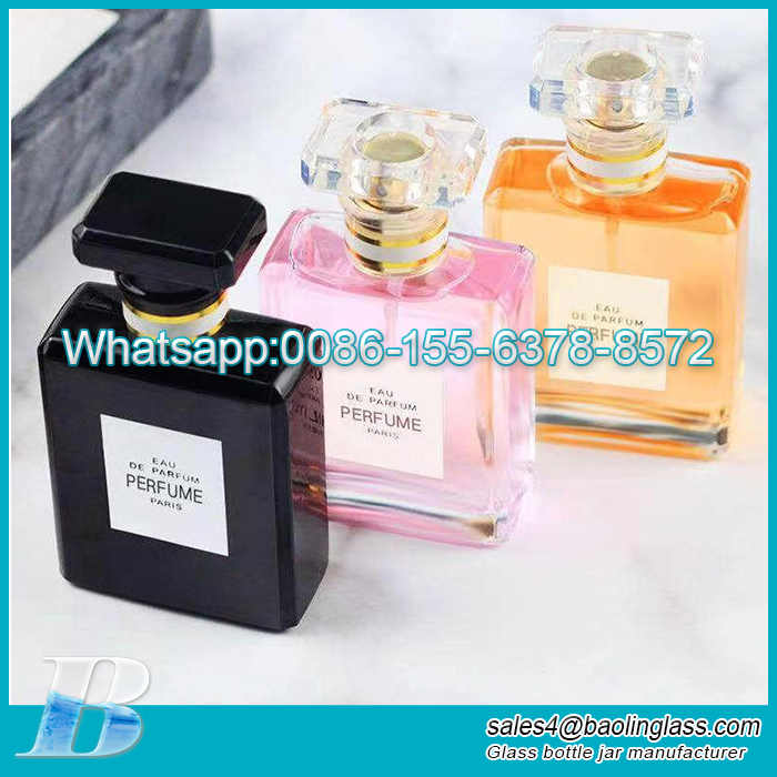 30ML 50Ml 100Ml Free Sample Luxury Vintage Clear refill Empty Glass Perfume Pump Sprayer Bottle