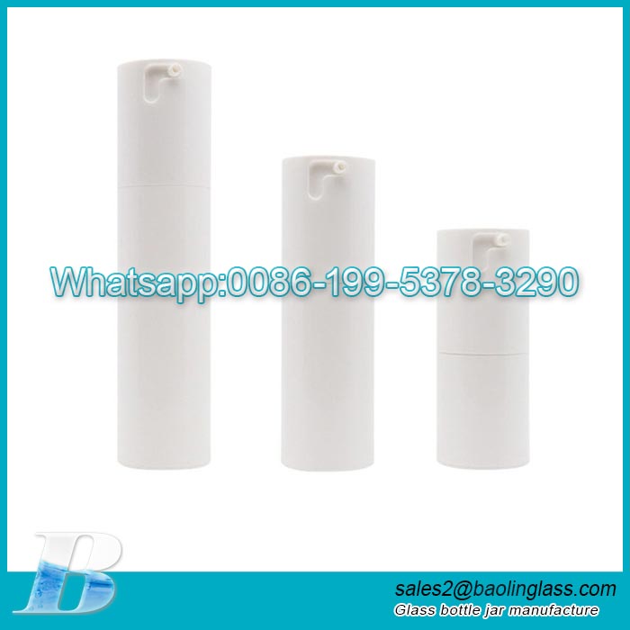 15ml 30ml 50ml Plastic Airless bottle use for cosmetics or lotion