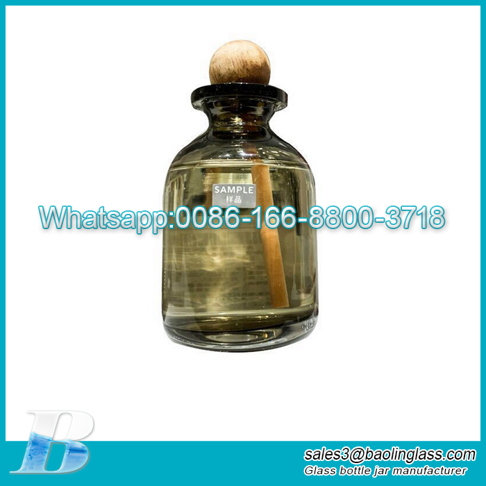 120ml cilindrico in stock diffusore senza fuoco per aromaterapia bottiglia di vetro vuota