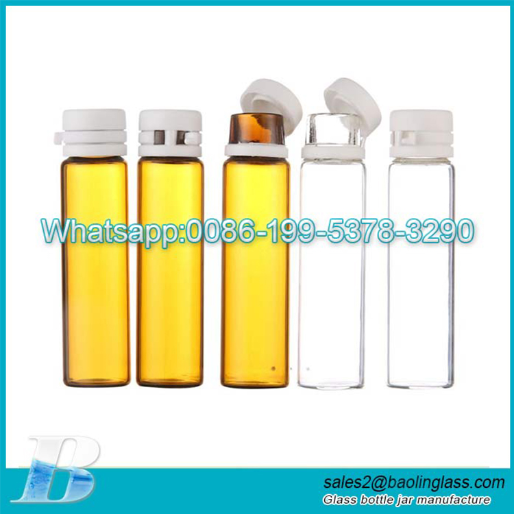 10ml-líquido-oral-tipo-C-botella-boca-ámbar-tubular-vidrio-vial-para-salud-nutricional-farmacéutica