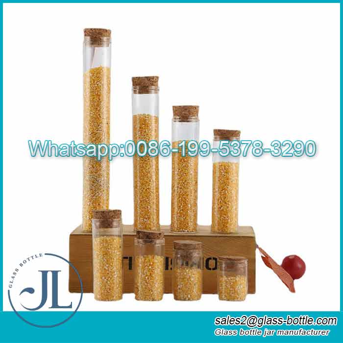 15Frascos de tubos de ensayo de ml-150ml, botellas de almacenamiento para botellas de alimentos líquidos y arena