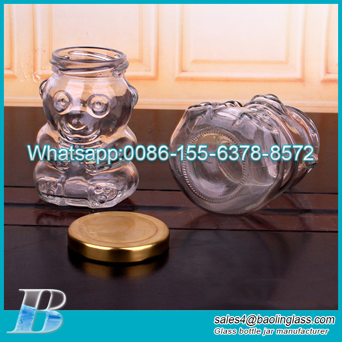 In Stock Honey bottle edible bird’s nest glass jar with cap