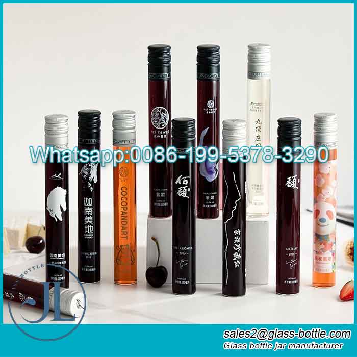Confezione di tubi per alcolici personalizzati da 100 ml Bottiglia segreta Bottiglia per tubi Wine Club per l'imballaggio di liquori