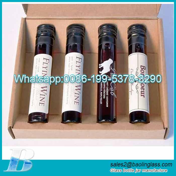 50ml Glass mini test tube wine in tube bottle