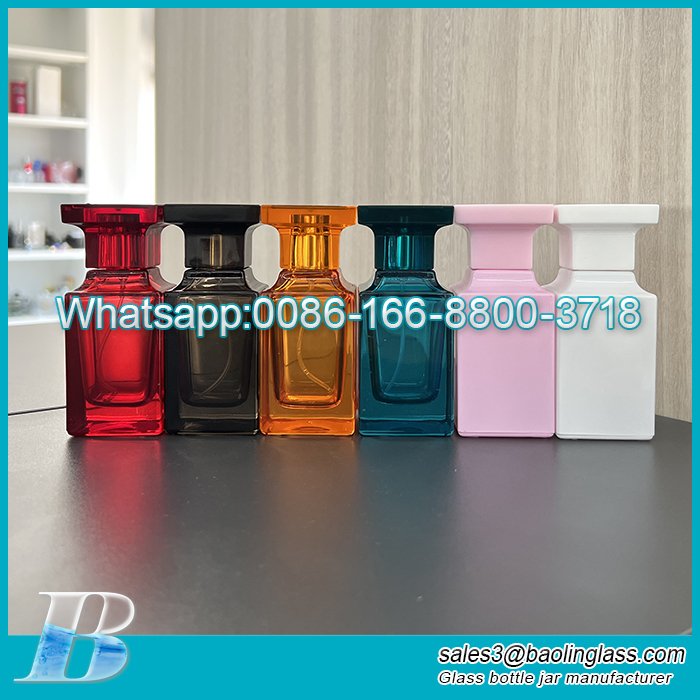 30ml 50ml screw neck tetragonum perfume glass bottle spray unisex perfume bottle
