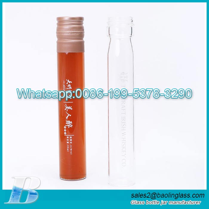 Mini 50ml glass test liquor bottle