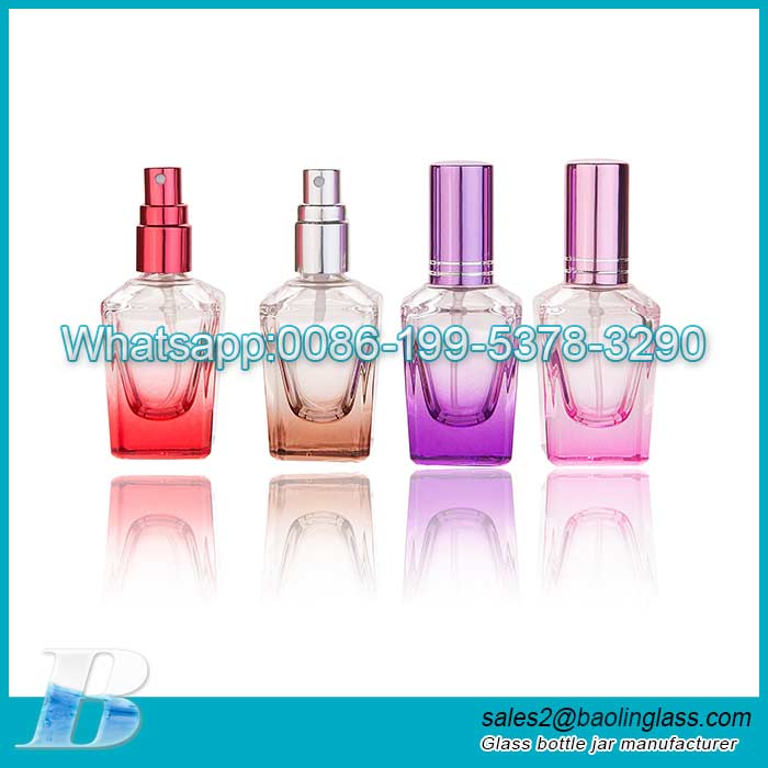 15Botella de spray atomizador de perfume recargable portátil colorido ml