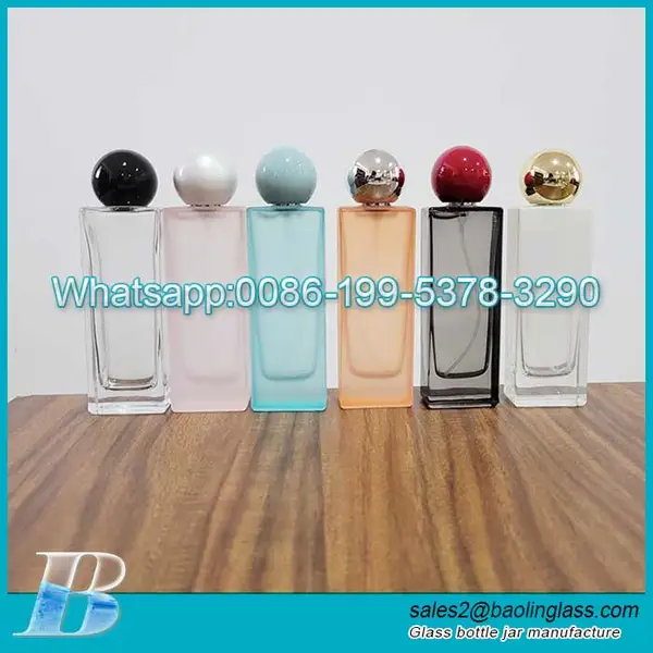 50ml Luxury Empty Square Glass Perfume Bottle