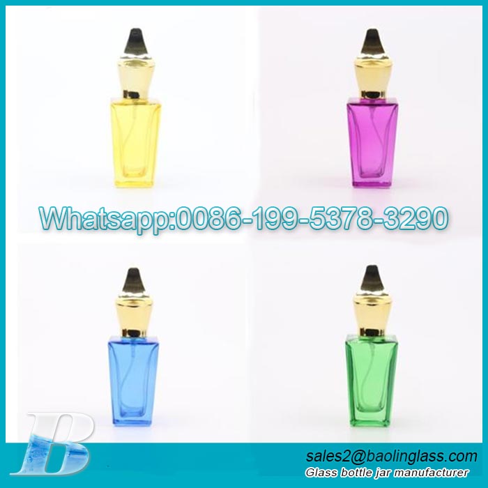 30frasco de perfume de vidro colorido ml