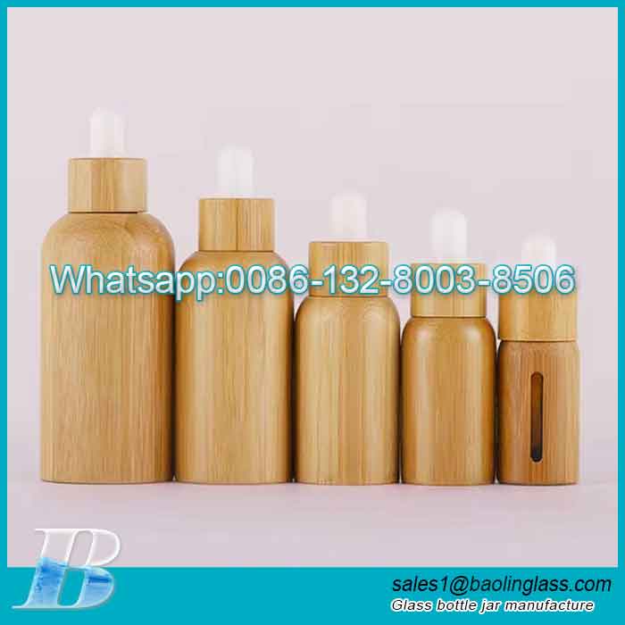 Botella completa de aceite esencial de bambú natural
