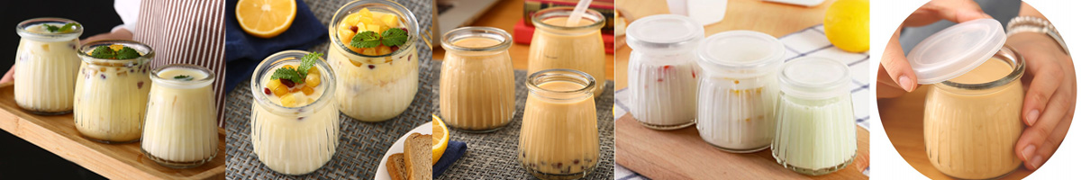 Nordic-style-cake-stripe-pudding-yogurt-glass-jar-with-plug-1