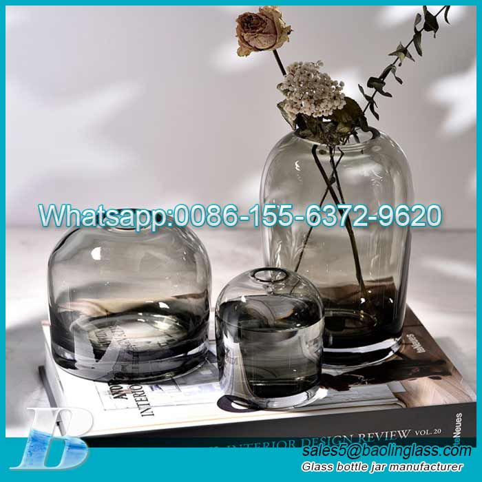 100Vase minimaliste de style européen ml/120ml/190ml vase en verre créatif INS salon table à manger maison fleurs vase artisanat
