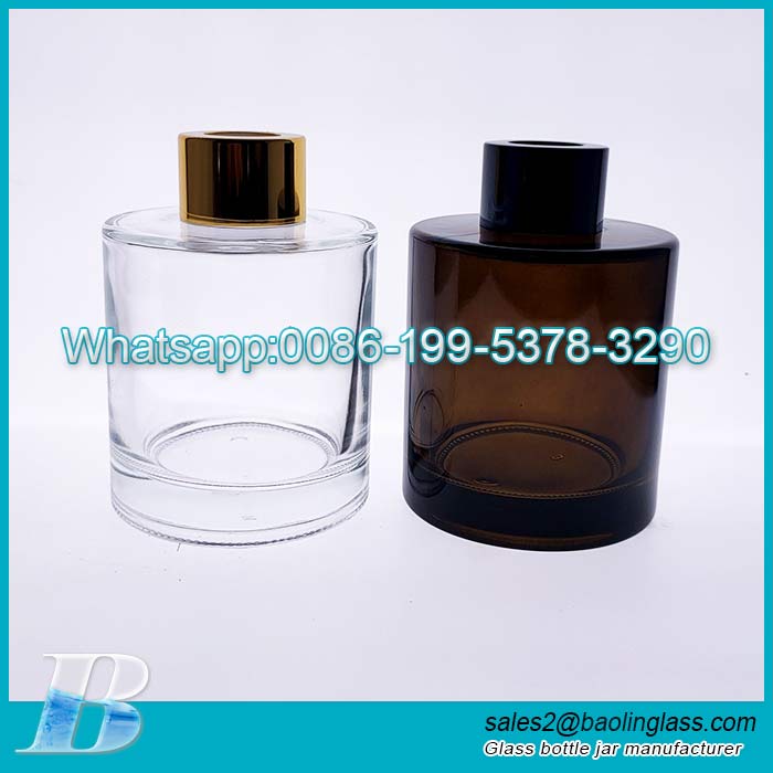 200ml Round glass reed diffuser bottle