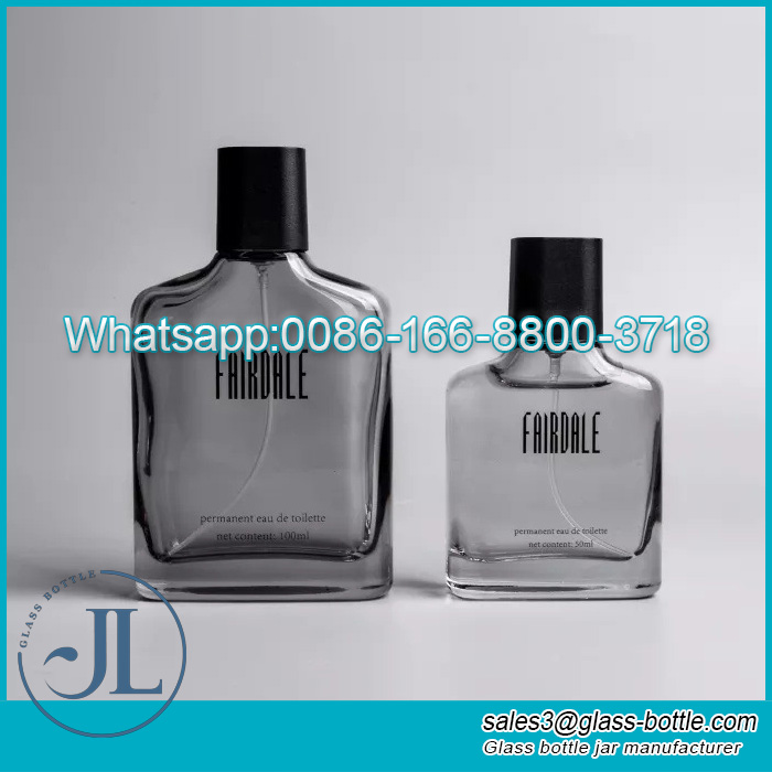 100ML Hochwertige tragbare Parfüm-Unterabfüllung aus Glas, leere Kosmetik-Sprühflasche