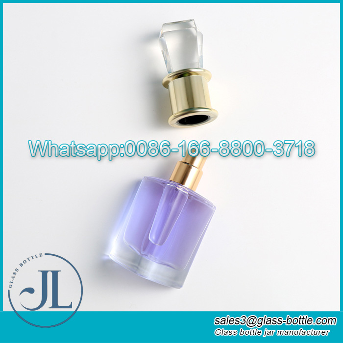 30ml Triangle Perfume Portable Cosmetics Spray Small Sample Glass Empty Refillable Bottles