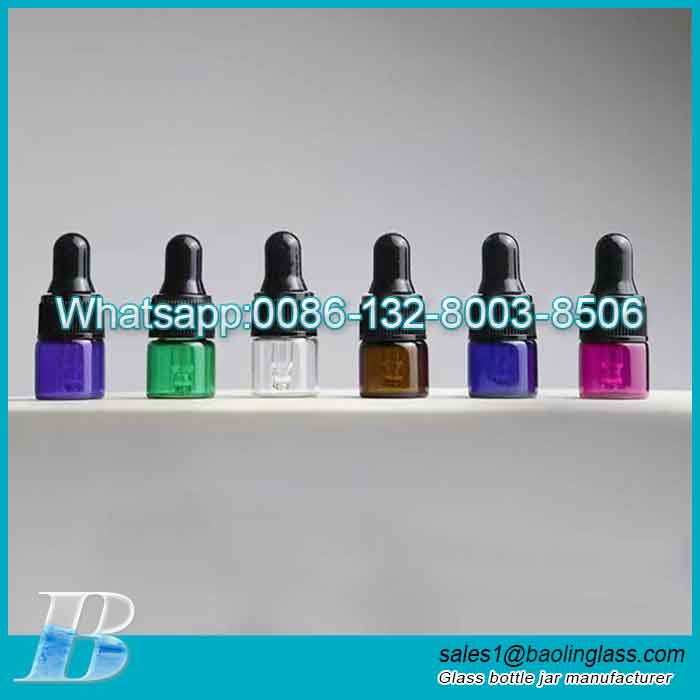 1ml Sample Dropper Bottle for Perfume Oil, Serum, Essential Oil