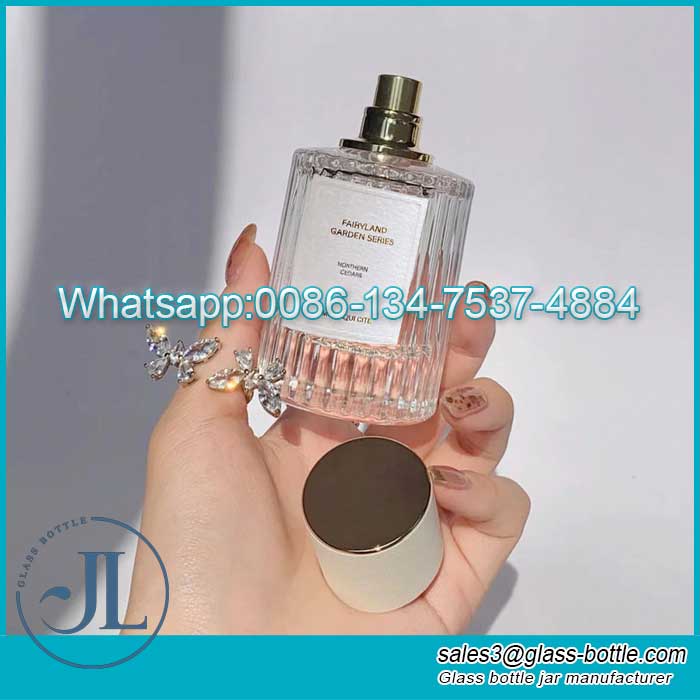 Women’s Mini Vintage Crimp 30ml 50ml Glass Perfume Bottle