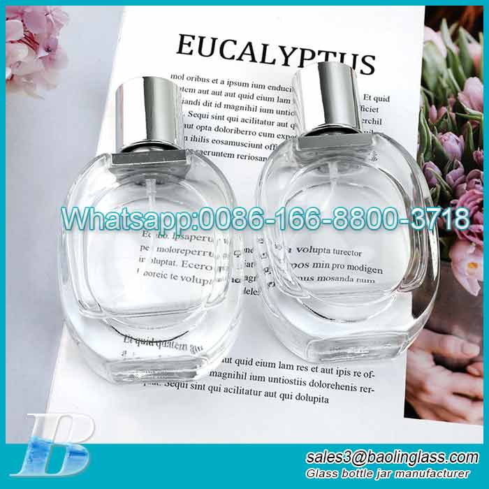 30frasco de spray cosmético para engarrafamento de perfume de alta qualidade retangular ml atacado