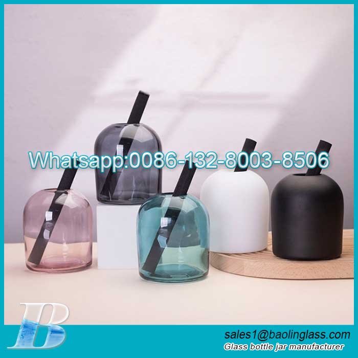 400ml Botella de difusor de aroma de vidrio de color vacío