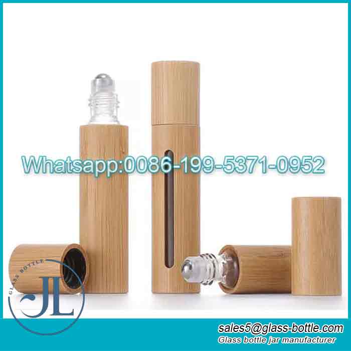 10ml Bamboo Roll On Bottle Para sa Essential Oils