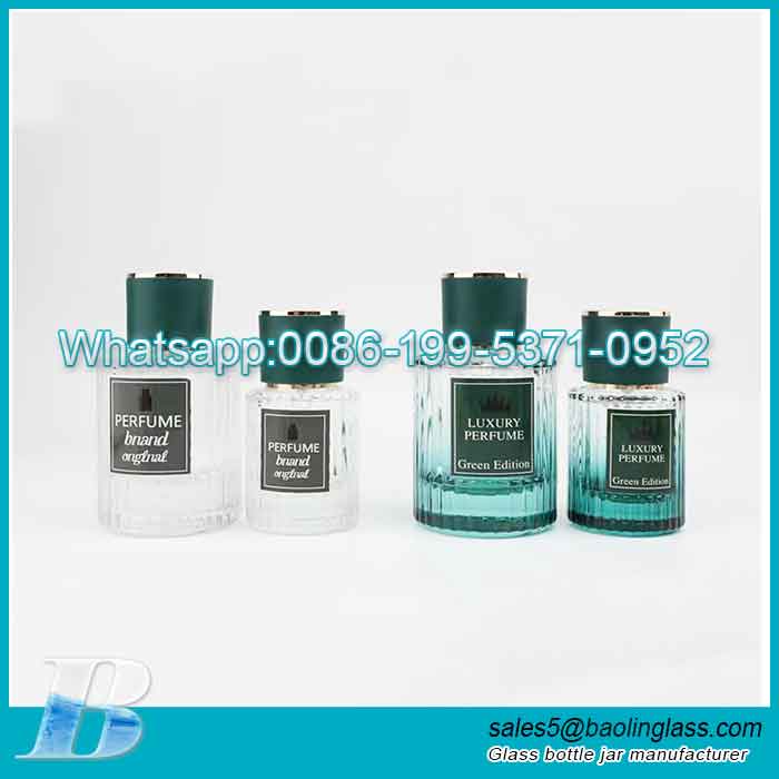 Custom 30ml 50ml glass bottle perfume round cap manufacturer