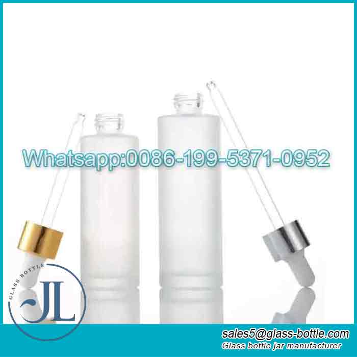 Custom glass bottles for body oil manufacturer