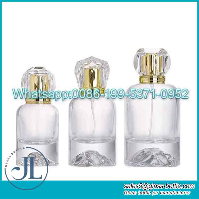 30ml 50ml volcanic bottom cylindrical perfume empty bottle