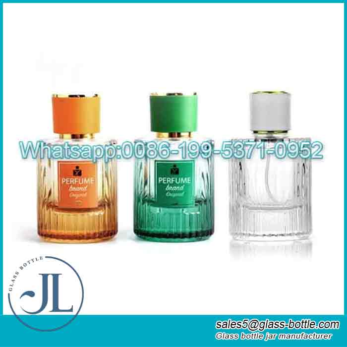 Custom glass perfume bottles with aluminum case company