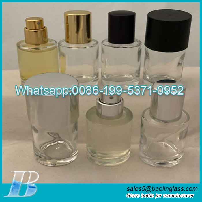 Custom luxury heavy glass perfume bottles manufacturer