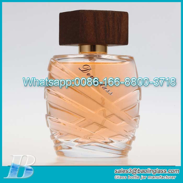 100ml Glass Spray Perfume Bottle Cosmetic Perfume Bottle Press Spray Bottle
