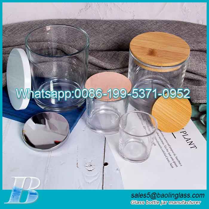 High Quality Luxury Glass Candle Jars For Candle Making Candle Container