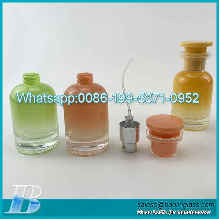 Custom 30ml 50ml perfume bottle with screw cap