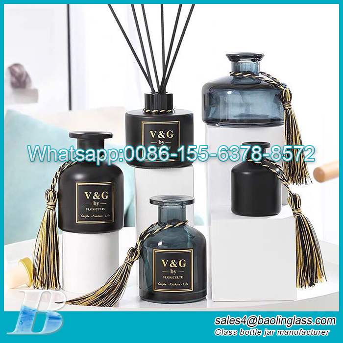 250ML Glass Reed Diffuser Bottles Aromatherapy Bottle