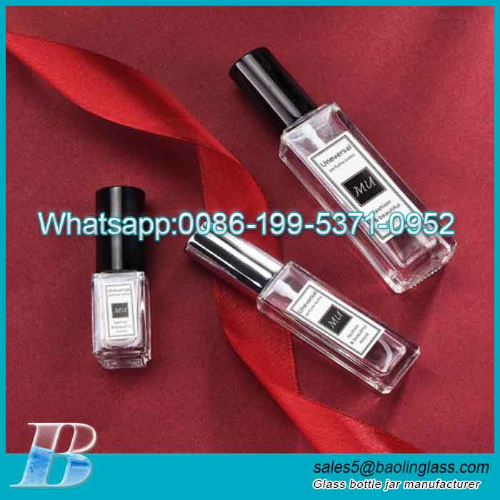 Custom 5ml 10ml 20ml 30ml Square Perfume Spray Glass Bottle