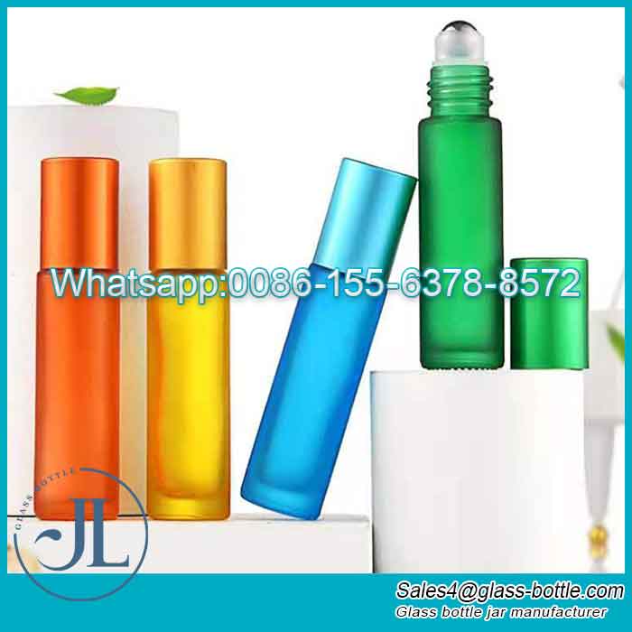 Colored Roller Bottles for Essential Oils Perfume