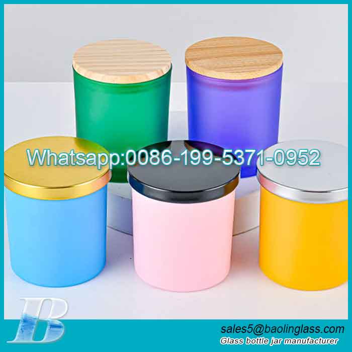 Pasadyang 220ml Glass Candle Container Wholesale