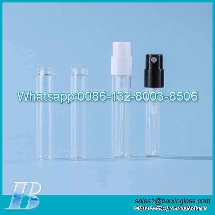 Viales vacíos de muestras de perfume de prensa de crimpado de 2 ml y 2,5 ml