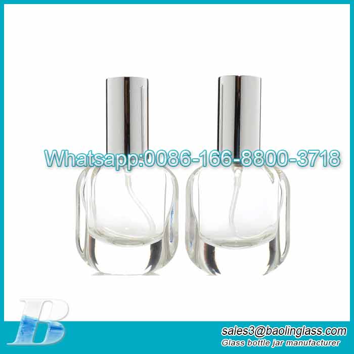 10Flacon de parfum vaporisateur en verre transparent ml