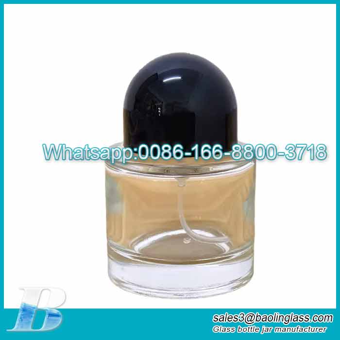 30ml Bottiglia di profumo in vetro con tappo semicircolare all'ingrosso