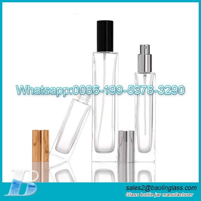30ml 50ml 100ml Botella de perfume de vidrio de alta calidad con botella de spray