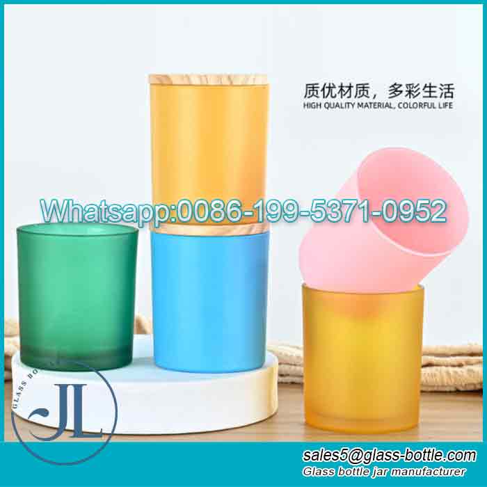 Custom luxury candle jars with lids wholesale