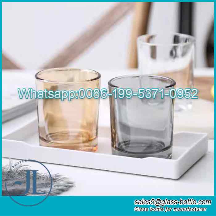 Empty 220ml candle jars with lids wholesale