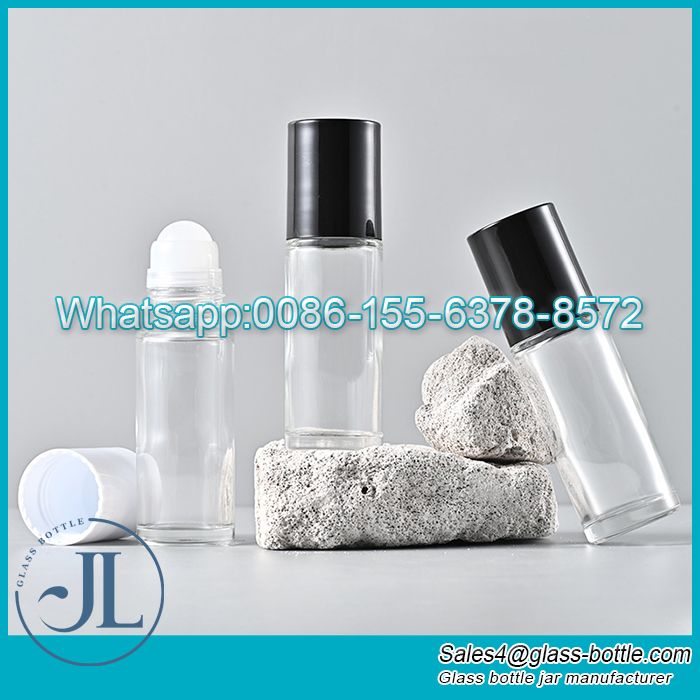 30ml 50ml essential oil perfume roller glass bottles