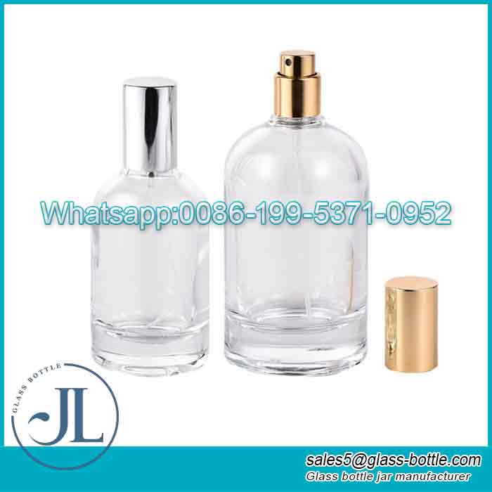 Frasco de perfume vazio personalizado, frasco de vidro de 30ml com spray de parafuso