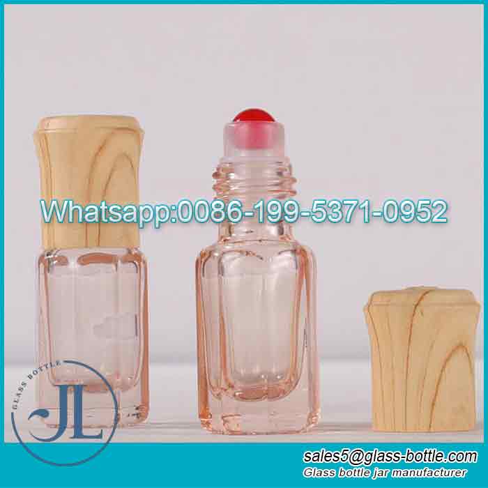 Custom 3ml 6ml 12ml octagon attar crystal bottles for perfume oil